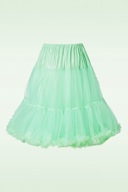 Banned Retro - Lola Lifeforms Petticoat in Mint Green 2