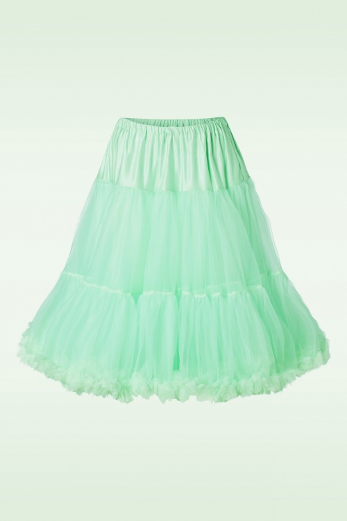 Banned Retro - Lola Lifeforms Petticoat in mintgroen