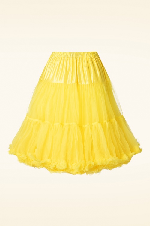 Banned Retro - Lola Lifeforms Petticoat in Gelb 2