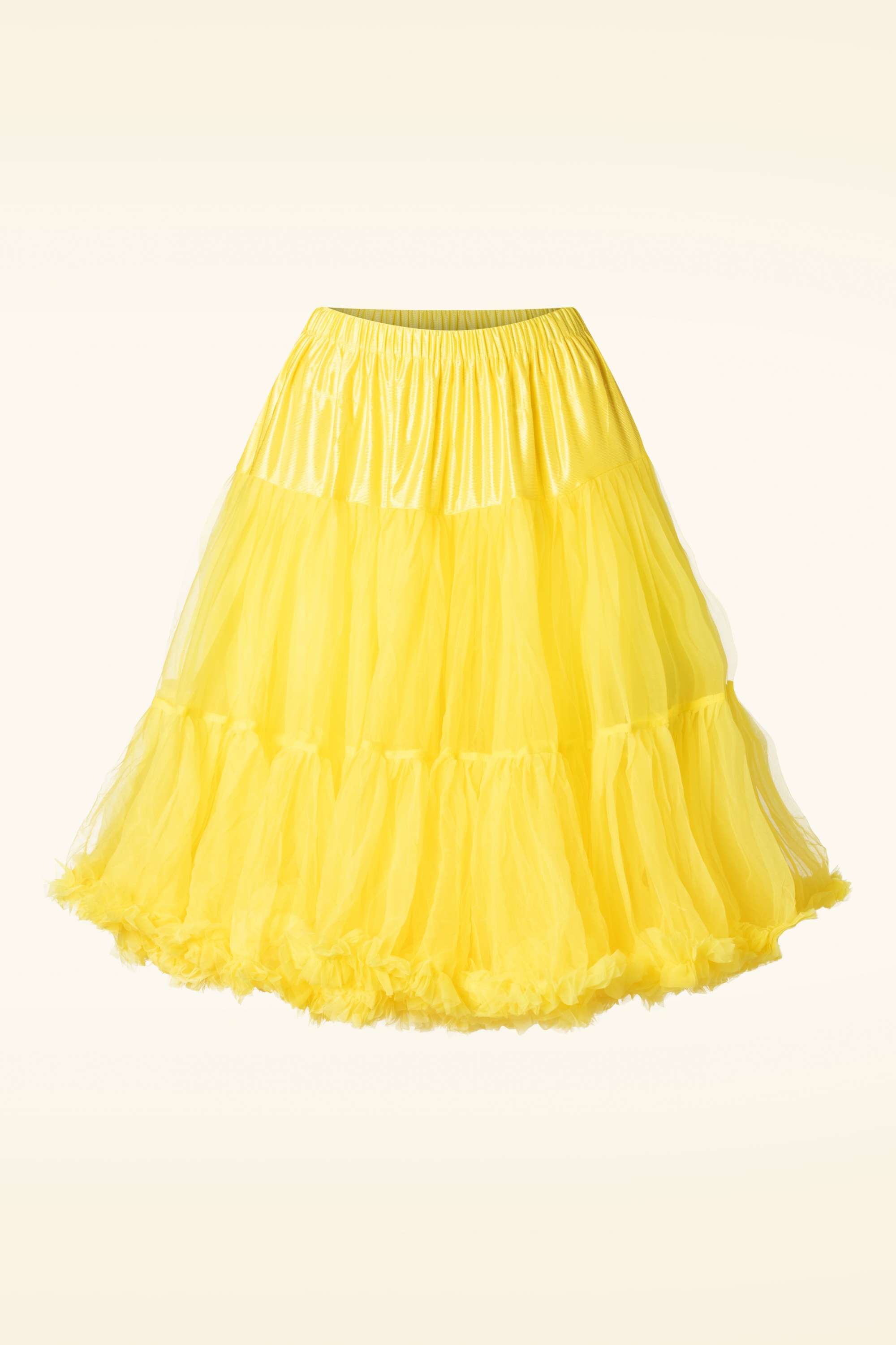 Banned Retro - Lola Lifeforms petticoat in geel
