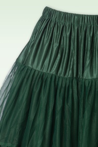 Banned Retro - Lola Lifeforms Petticoat in Flaschengrün 3