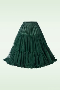 Banned Retro - Lola Lifeforms Petticoat in Bottle Green