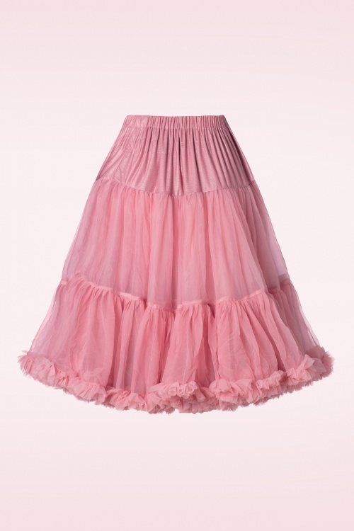 Banned Retro - Lola Lifeforms Petticoat in Vintage Pink 2