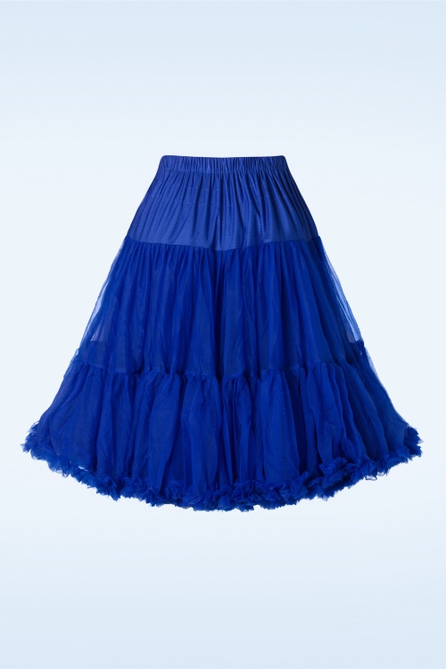Banned Retro - Lola Lifeforms petticoat in koningsblauw 2