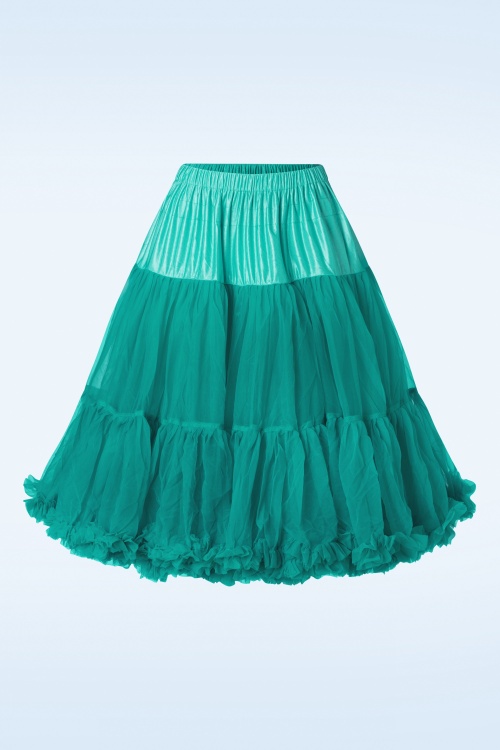 Banned Retro - Lola Lifeforms Petticoat in Turquoise