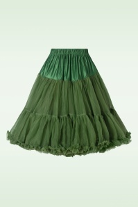 Banned Retro - Lola Lifeforms Petticoat in Forest Green 2