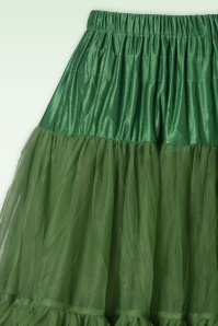 Banned Retro - Lola Lifeforms Petticoat in Forest Green 3
