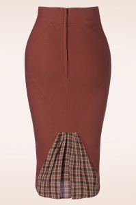 Miss Candyfloss - Janah Sunrise bengaline rok in terracotta  4