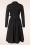 Collectif Clothing - Trench-coat évasé Korrina en noir 3