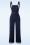 Collectif Clothing - Pippa Dungarees in denimblauw