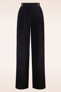 Collectif Clothing - Jilka corduroy broek in zwart