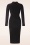 Vintage Chic for Topvintage - Vive Slinky Bleistiftkleid in Schwarz 2