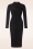 Vintage Chic for Topvintage - Vive Slinky Pencil Dress in Black