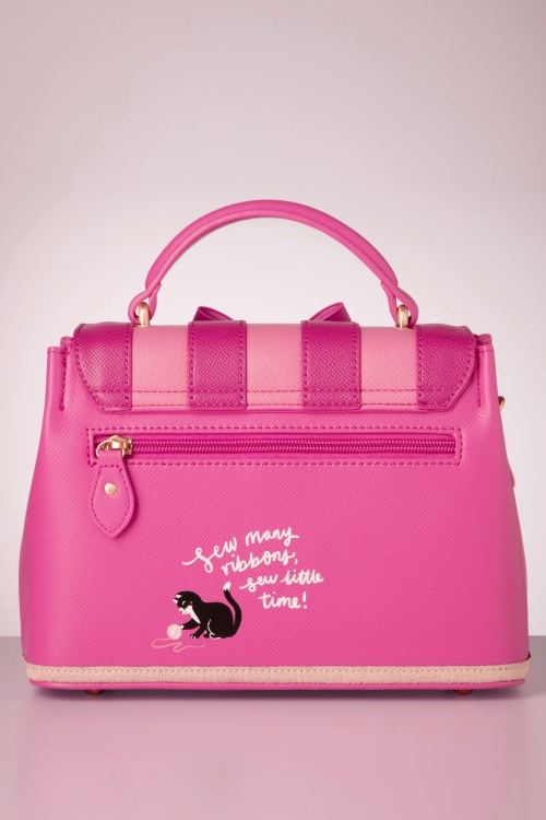 Vendula - Ribbons and Bows Haberdashery Mini Grace Bag in Pink 5
