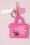 Vendula - Ribbons and Bows Haberdashery Key Charm in Pink 2