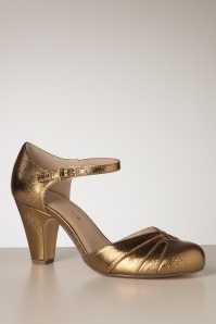 Chelsea Crew - Goldie Mary Jane pumps in brons 3