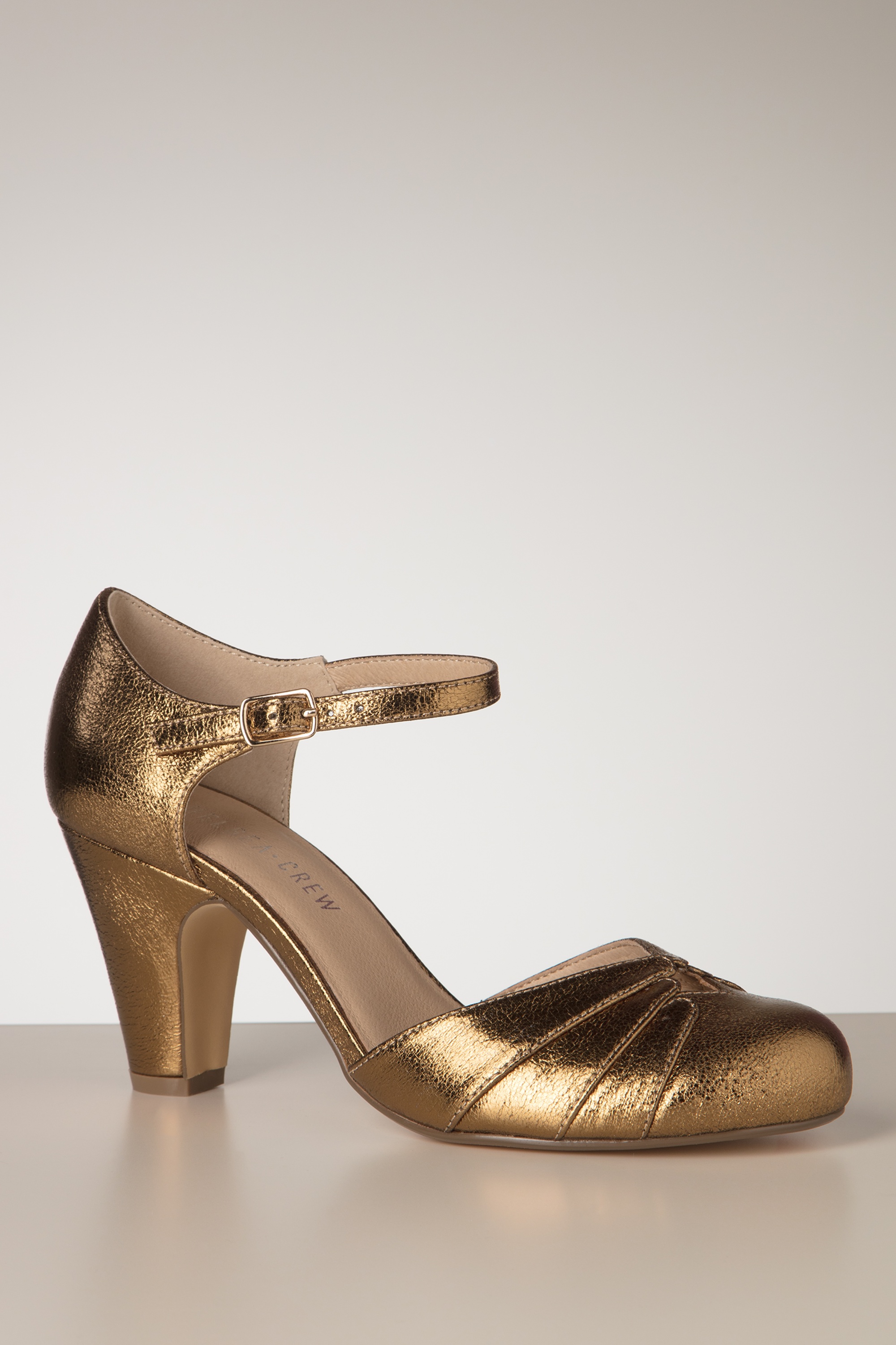 Chelsea Crew - Goldie Mary Jane pumps in brons 3