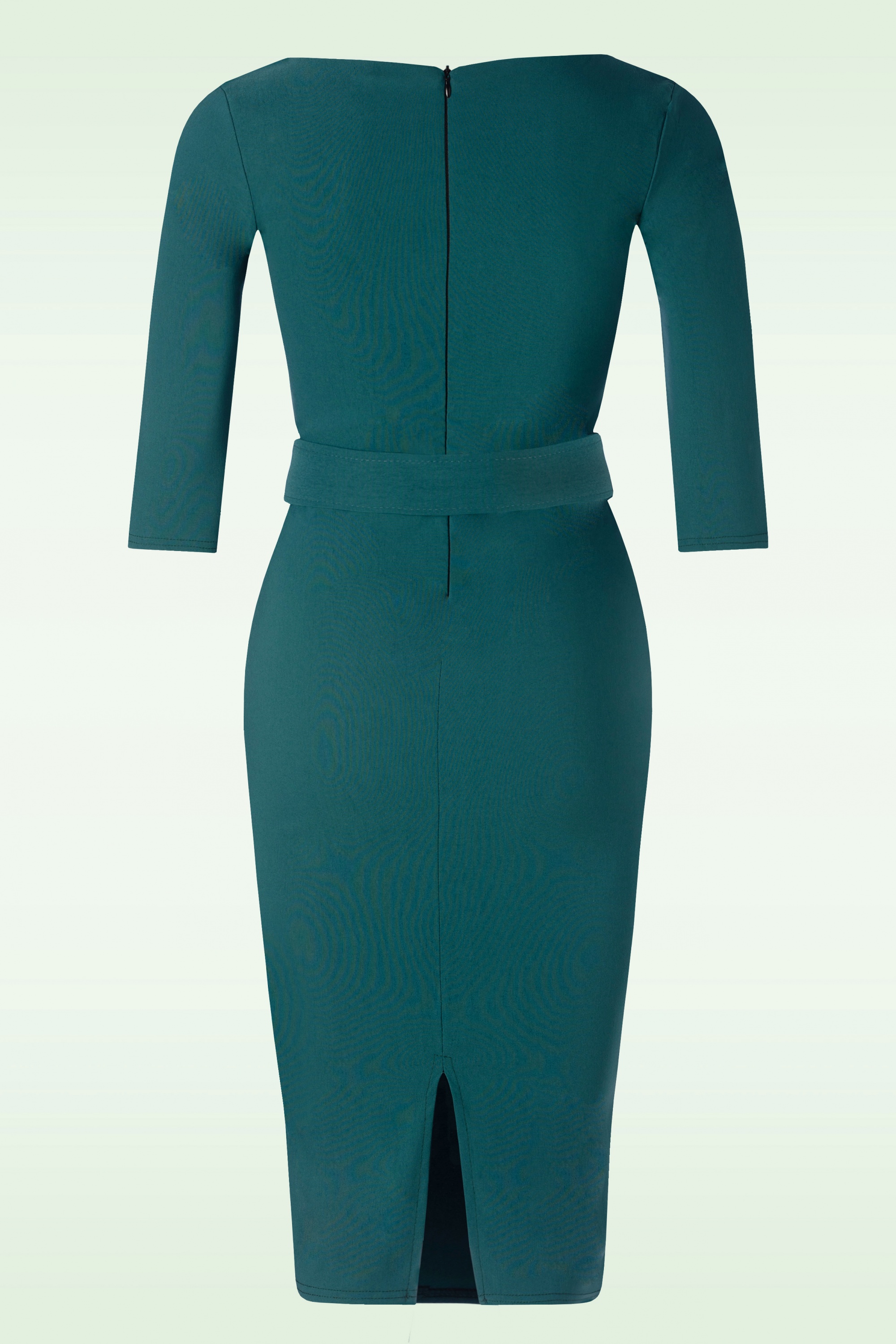 Vintage Chic for Topvintage - Judith pencil jurk in teal 2