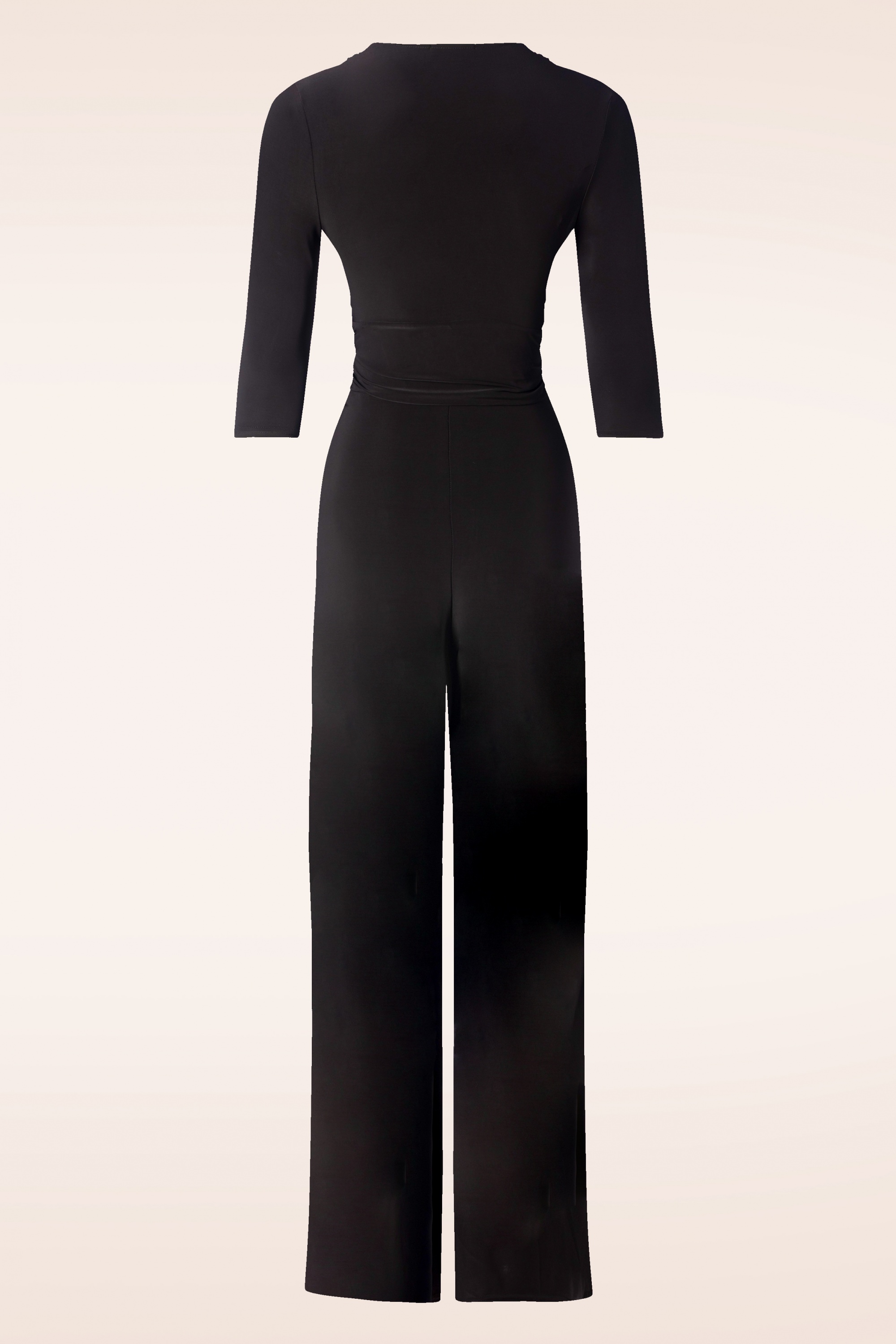 Vintage Chic for Topvintage - Callie Knot jumpsuit in zwart 2