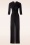 Vintage Chic for Topvintage - Callie Knot jumpsuit in zwart