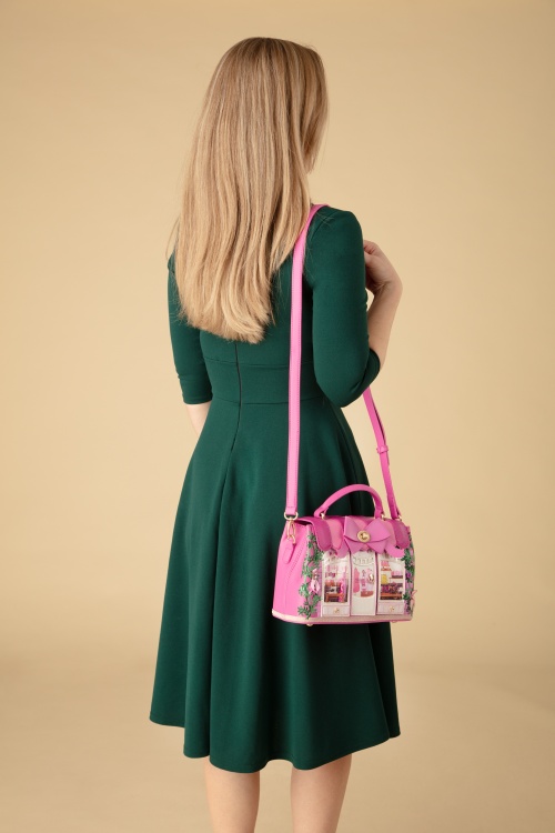 Vendula - Ribbons and Bows Haberdashery Mini Grace Bag in Pink 6