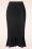Vintage Chic for Topvintage - Gianna Ruffle Pencil Skirt in Black 2