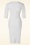 Vintage Diva  - The Patrizia Pencil Dress in White 7