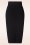 Vintage Chic for Topvintage - Demi Scuba Pencil Skirt in Black 2