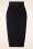 Vintage Chic for Topvintage - Demi Scuba Pencil Skirt in Black