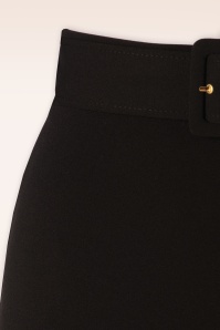 Vintage Chic for Topvintage - Demi Scuba Pencil Skirt in Black 3