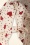 Vixen - Heart Polka Dot Top Collared in Creme 5