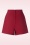 Vixen - Heart Button shorts in rood 2
