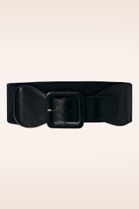 Banned Retro - 50s Ladies Day Out Square Belt in Black