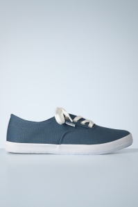 s.Oliver - Canvas Sneakers in indigo blauw