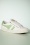 Gola - Mark Cox Tennis Sneakers in gebroken wit en patina groen 3