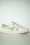 Gola - Mark Cox Tennis Sneakers in gebroken wit en patina groen