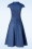 Topvintage Boutique Collection - Topvintage exclusive ~ Angie Polkadot Swing Dress in Navy and White 6
