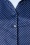 Topvintage Boutique Collection - Exclusivité Topvintage ~ Robe corolle à pois Angie en bleu marine et blanc 5