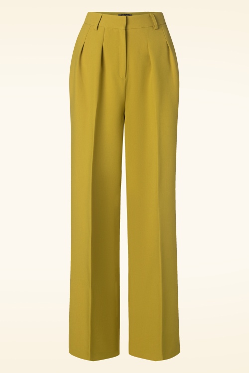 King Louie - Fintan Simonet pantalon in Sulphur geel