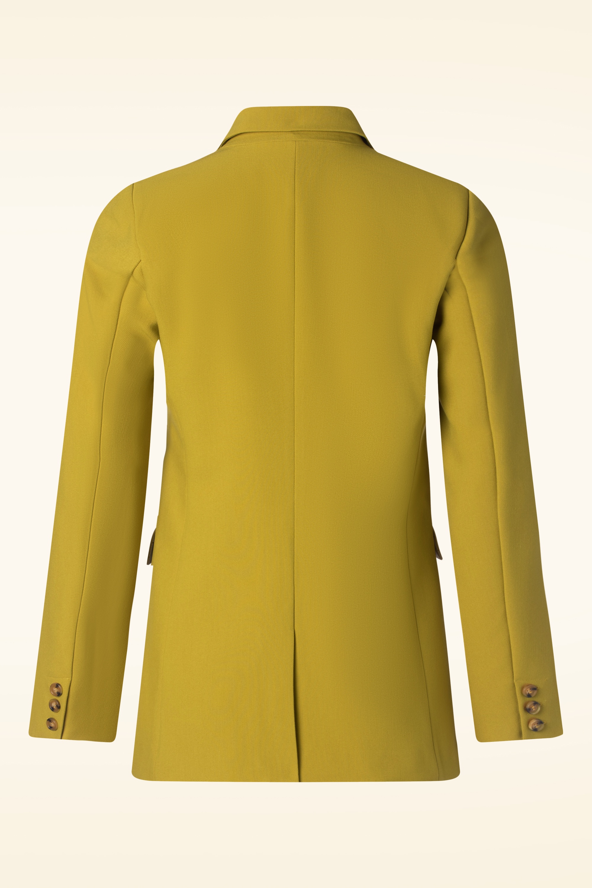 King Louie - Tina Simonet blazer in Sulphur geel 3