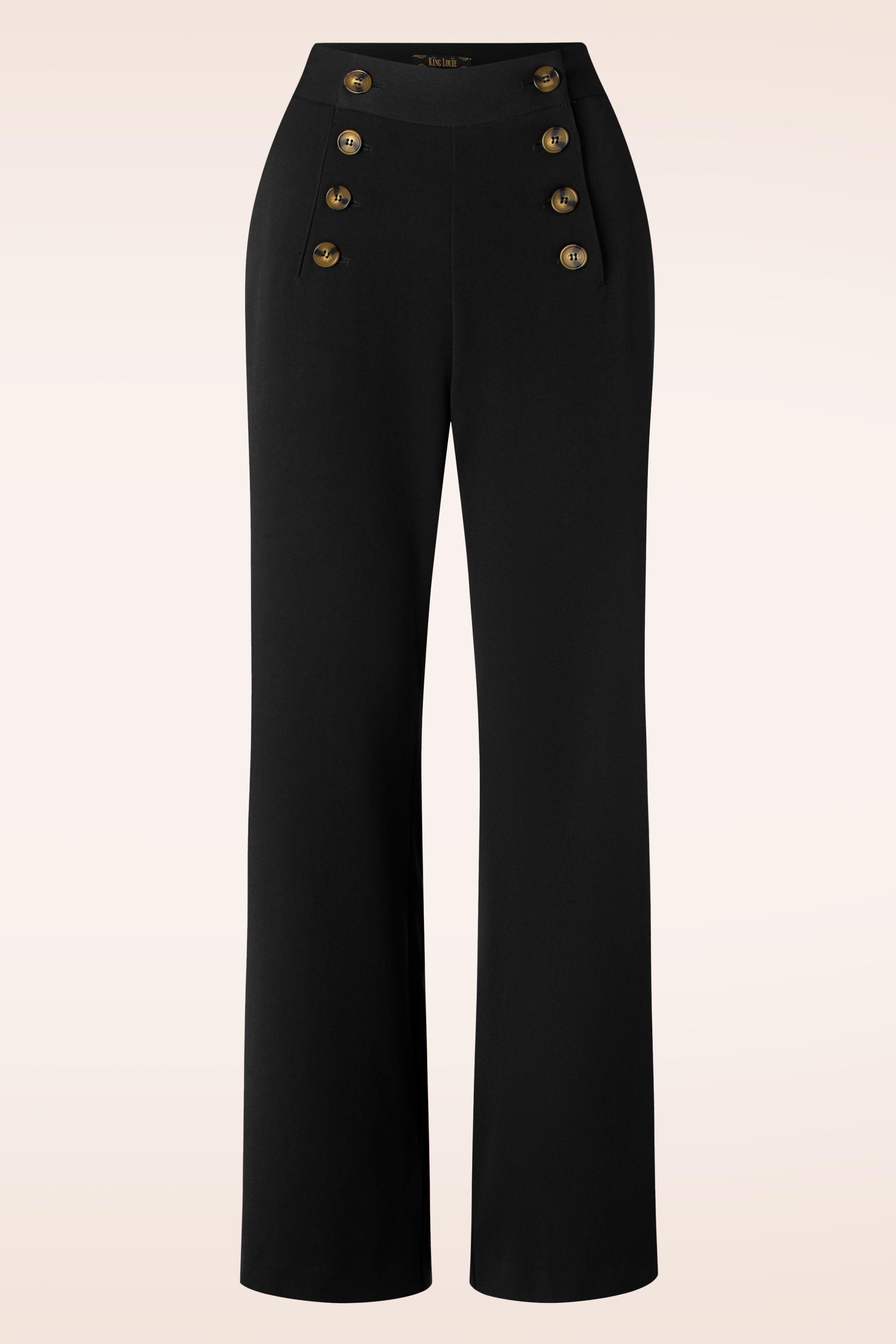 King Louie - Sally Broadway pantalon in zwart