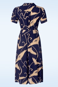 King Louie - Olive Pixy Dress in Evening Blue 4