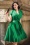 Vintage Diva  - The Emma Swing Dress in Emerald Green