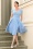 Vintage Diva - The Jane swing jurk in luchtblauw