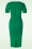 Vintage Diva  - Graziella pencil jurk in groen 5