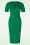 Vintage Diva  - Graziella pencil jurk in groen 3