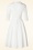 Vintage Diva  - The Jayne swing jurk in gebroken wit 4
