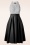 Vintage Diva  - The Maria Grazia Swing Dress in Black and White 3