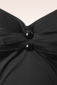 Collectif Clothing - Dolores pop-swingjurk in zwart 7