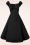 Collectif Clothing - Dolores Doll swing dress Années 50 en Noir 6